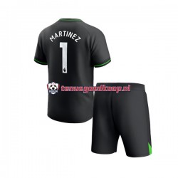 Thuis Tenue van Aston Villa Keepersshirt Emiliano Martinez 1 Kind 2-13 jaar 2023-24 Korte Mouw