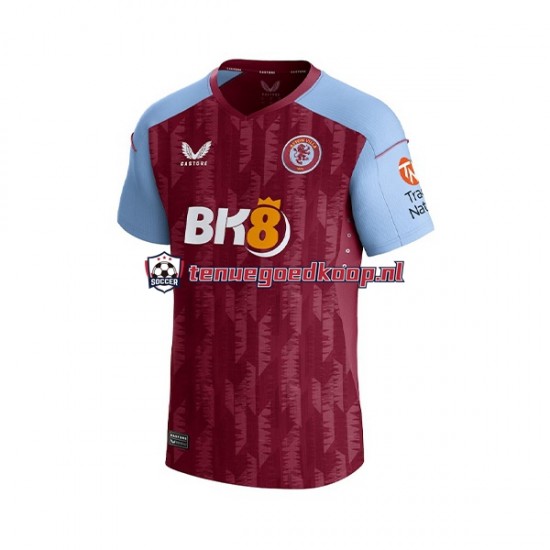 Thuis Tenue van Aston Villa Heren 2023-24 Korte Mouw