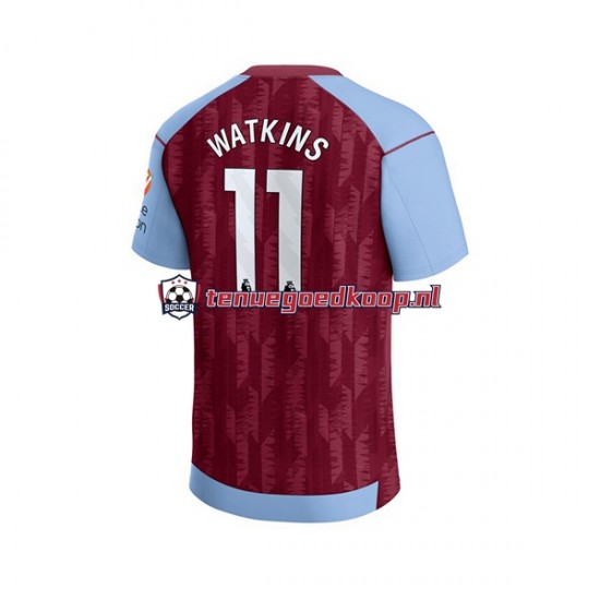 Thuis Tenue van Aston Villa Ollie Watkins 11 Heren 2023-24 Korte Mouw