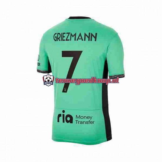 3de Tenue van Atlético Madrid Antoine Griezmann 7 Heren 2023-24 Korte Mouw