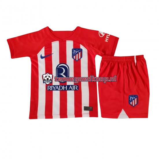 Thuis Tenue van Atlético Madrid Kind 2-13 jaar 2023-24 Korte Mouw