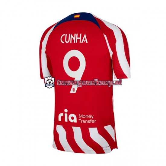 Thuis Tenue van Atlético Madrid Matheus Cunha 9 Heren 2022-23 Korte Mouw