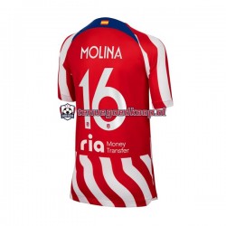 Thuis Tenue van Atlético Madrid Nahuel Molina 16 Heren 2022-23 Korte Mouw