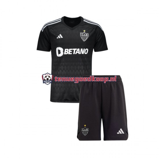 Thuis Tenue van Atletico Mineiro Keepersshirt Kind 2-13 jaar 2023 Korte Mouw