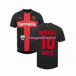 Thuis Tenue van Bayer 04 Leverkusen Florian Wirtz 10 Heren 2023-24 Korte Mouw