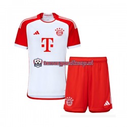 Thuis Tenue van FC Bayern München Kind 2-13 jaar 2023-24 Korte Mouw