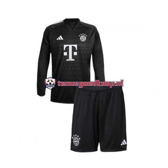 Thuis Tenue van FC Bayern München Keepersshirt Kind 2-13 jaar 2023-24 Lange Mouw