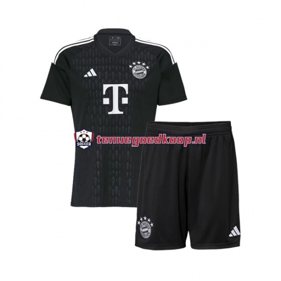 Thuis Tenue van FC Bayern München Keepersshirt Kind 2-13 jaar 2023-24 Korte Mouw