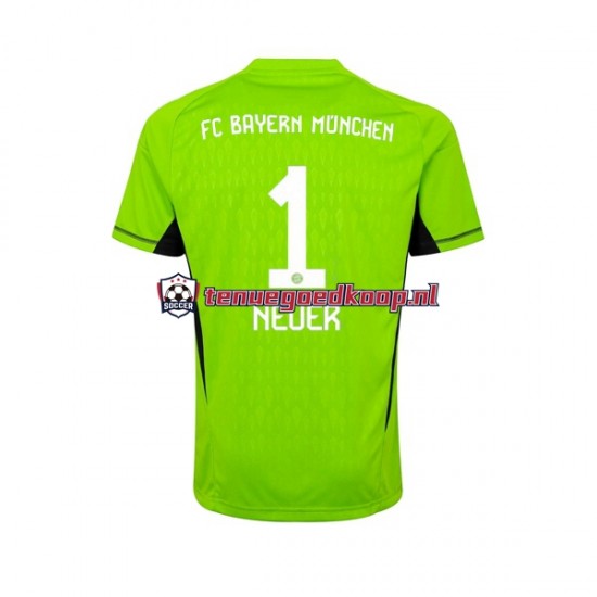 Uit Tenue van FC Bayern München Keepersshirt Manuel Neuer 1 Heren 2023-24 Korte Mouw