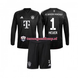 Thuis Tenue van FC Bayern München Keepersshirt Manuel Neuer 1 Kind 2-13 jaar 2023-24 Lange Mouw