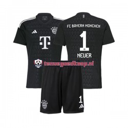 Thuis Tenue van FC Bayern München Keepersshirt Manuel Neuer 1 Kind 2-13 jaar 2023-24 Korte Mouw