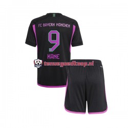 Uit Tenue van FC Bayern München Harry Kane 9 Kind 2-13 jaar 2023-24 Korte Mouw