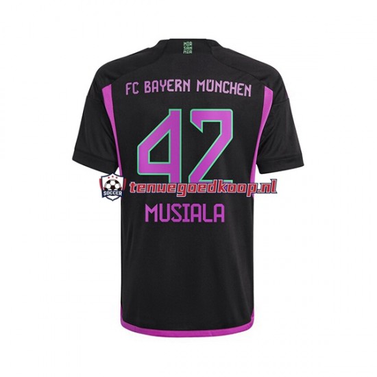 Uit Tenue van FC Bayern München Jamal Musiala 42 Heren 2023-24 Korte Mouw