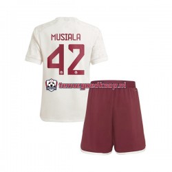 3de Tenue van FC Bayern München Jamal Musiala 42 Kind 2-13 jaar 2023-24 Korte Mouw