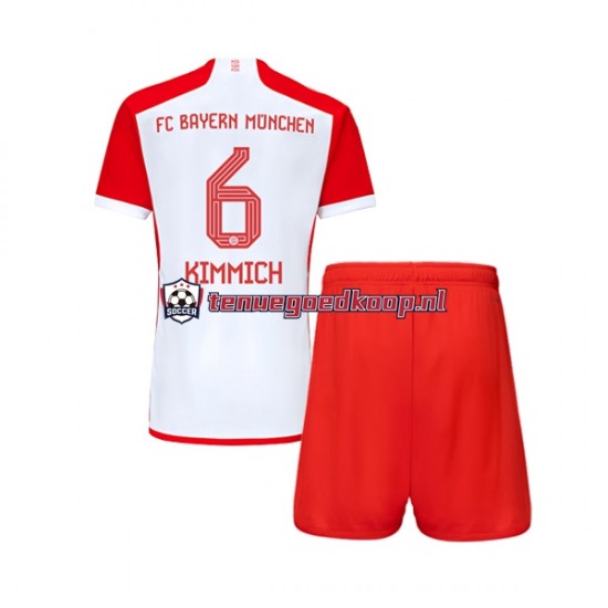 Thuis Tenue van FC Bayern München Joshua Kimmich 6 Kind 2-13 jaar 2023-24 Korte Mouw