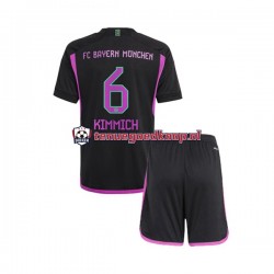 Uit Tenue van FC Bayern München Kimmich 6 Kind 2-13 jaar 2023-24 Korte Mouw