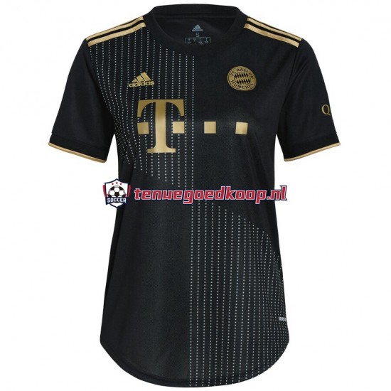 Uit Tenue van FC Bayern München Dames 2021-22 Korte Mouw