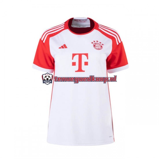 Thuis Tenue van FC Bayern München Dames 2023-24 Korte Mouw