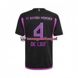 Uit Tenue van FC Bayern München Matthijs de Ligt 4 Heren 2023-24 Korte Mouw