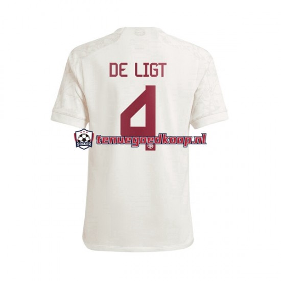 3de Tenue van FC Bayern München Matthijs de Ligt 4 Heren 2023-24 Korte Mouw