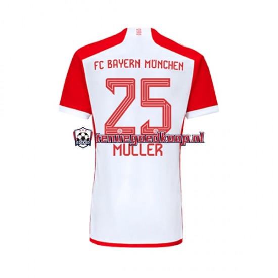 Thuis Tenue van FC Bayern München Thomas Muller 25 Heren 2023-24 Korte Mouw