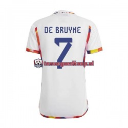 Uit Tenue van België De Bruyne 7 Heren WK 2022 Korte Mouw