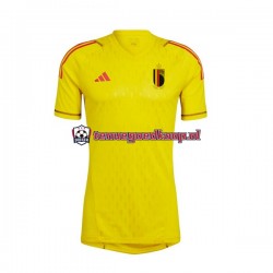 Uit Tenue van België Keepersshirt Heren WK 2022 Korte Mouw