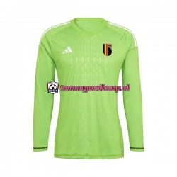 Thuis Tenue van België Keepersshirt Heren 2022 Lange Mouw