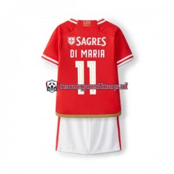 Thuis Tenue van Benfica Di Maria 11 Kind 2-13 jaar 2023-24 Korte Mouw