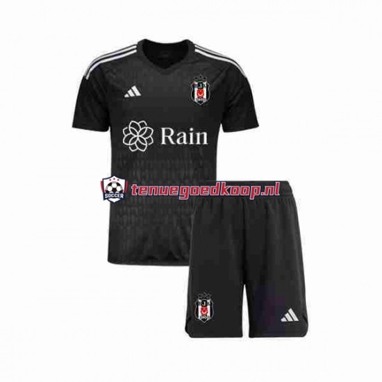 Thuis Tenue van Besiktas Keepersshirt Kind 2-13 jaar 2023-24 Korte Mouw