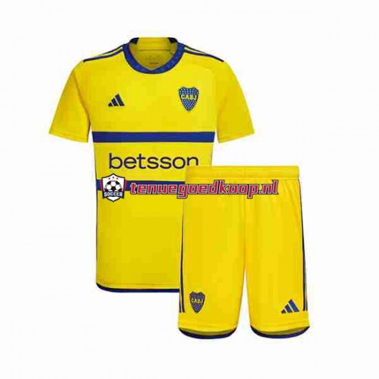 Uit Tenue van Boca Juniors Kind 2-13 jaar 2023-24 Korte Mouw