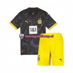 Uit Tenue van Borussia Dortmund Kind 2-13 jaar 2023-24 Korte Mouw