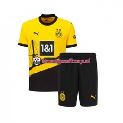 Thuis Tenue van Borussia Dortmund Kind 2-13 jaar 2023-24 Korte Mouw