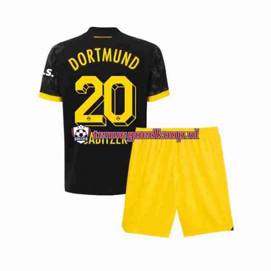 Uit Tenue van Borussia Dortmund Marcel Sabitzer 20 Kind 2-13 jaar 2023-24 Korte Mouw