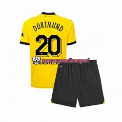 Thuis Tenue van Borussia Dortmund Marcel Sabitzer 20 Kind 2-13 jaar 2023-24 Korte Mouw