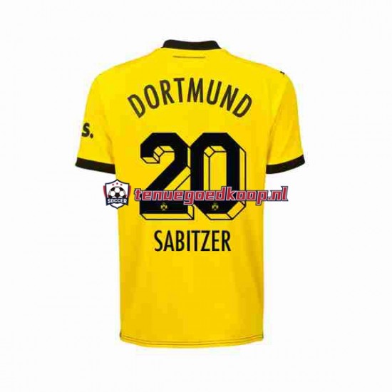 Thuis Tenue van Borussia Dortmund Marcel Sabitzer 20 Heren 2023-24 Korte Mouw