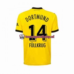 Thuis Tenue van Borussia Dortmund Niclas Fullkrug 14 Heren 2023-24 Korte Mouw