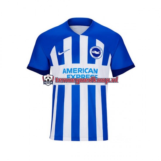 Thuis Tenue van Brighton Hove Albion Heren 2023-24 Korte Mouw