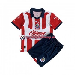 Thuis Tenue van CD Guadalajara Kind 2-13 jaar 2023-24 Korte Mouw