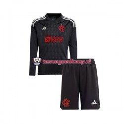 Uit Tenue van CR Flamengo Keepersshirt Kind 2-13 jaar 2023-24 Lange Mouw