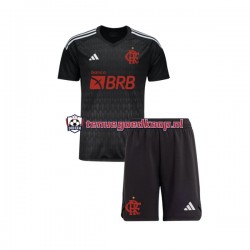 Uit Tenue van CR Flamengo Keepersshirt Kind 2-13 jaar 2023-24 Korte Mouw