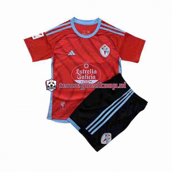 Uit Tenue van Celta de Vigo Kind 2-13 jaar 2023-24 Korte Mouw