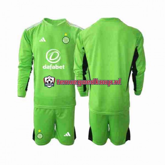 Uit Tenue van Celtic Keepersshirt Kind 2-13 jaar 2023-24 Lange Mouw