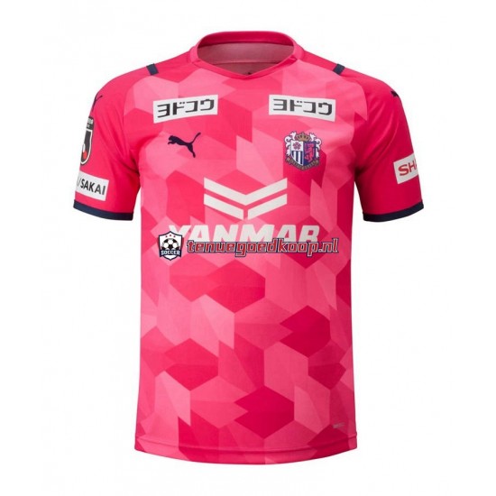 Thuis Tenue van Cerezo Osaka 2021 Heren Korte Mouw