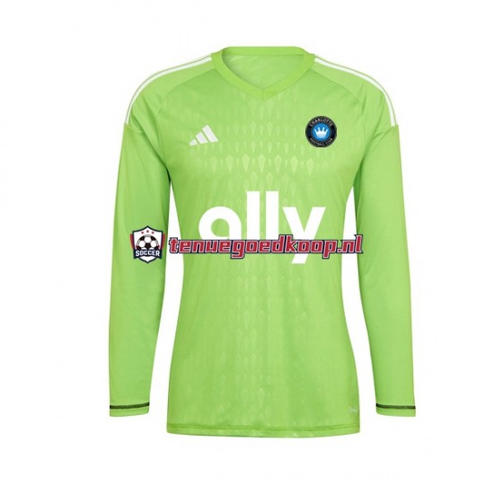 Thuis Tenue van Charlotte FC Keepersshirt Heren 2023-24 Lange Mouw