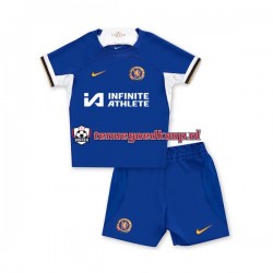 Thuis Tenue van Chelsea Kind 2-13 jaar 2023-24 Korte Mouw