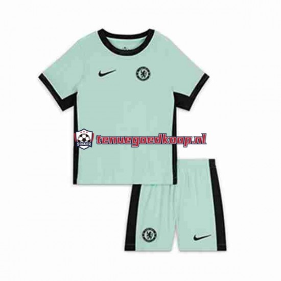 3de Tenue van Chelsea Kind 2-13 jaar 2023-24 Korte Mouw