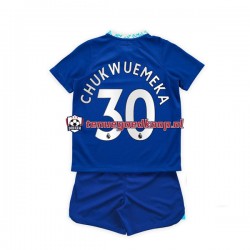 Thuis Tenue van Chelsea Chukwuemeka 30 Kind 2-13 jaar 2022-23 Korte Mouw