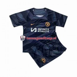 Thuis Tenue van Chelsea Keepersshirt Kind 2-13 jaar 2023-24 Korte Mouw