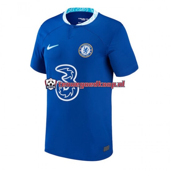 Thuis Tenue van Chelsea Heren 2022-23 Korte Mouw